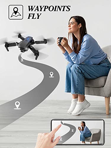 Mini Drone with 1080P Camera for Kids Beginners, Foldable, Gesture Selfie O280