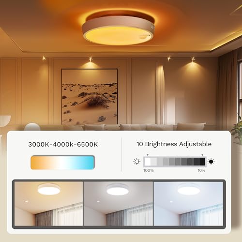 Motion Sensor Ceiling Light, Rechargeable, Magnetic Base X378403