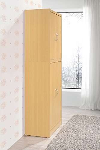 4 Door Kitchen Pantry with Four Shelves E56107