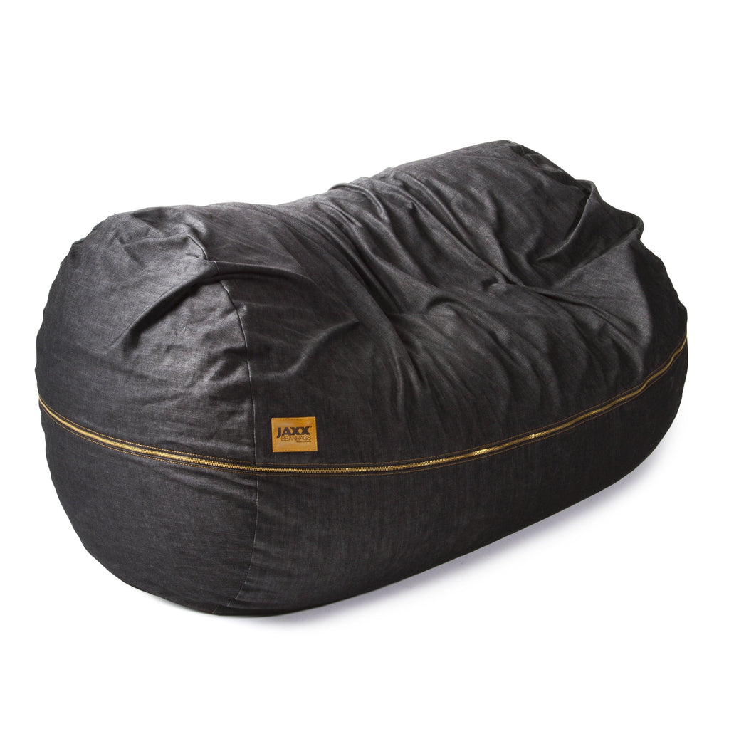 7 ft Giant Bean Bag Sofa, Dark Denim E702