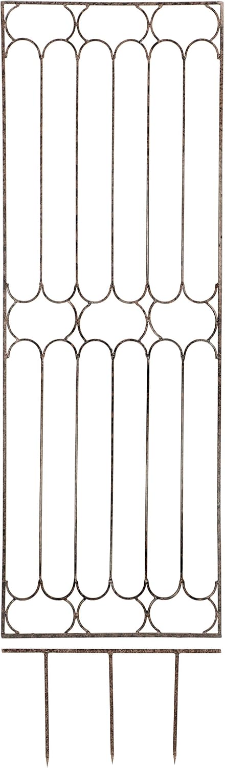 Garden Trellis for Climbing Plants Large Metal Wall Panel Outdoor Decoration Z394321