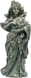Design Toscano NG31497 Mother Nature Maiden of the Forest Statue,Full Color