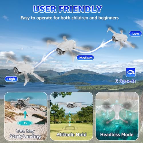 Mini Drone with 1080P HD Camera for Kids and Adults Q754