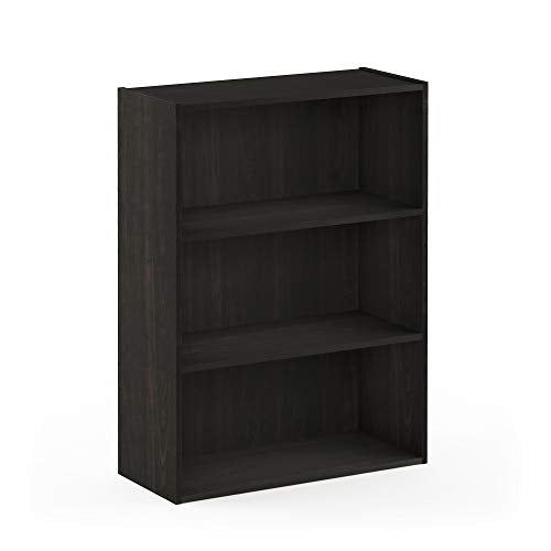 3-Tier Open Shelf Bookcase, Americano E787305