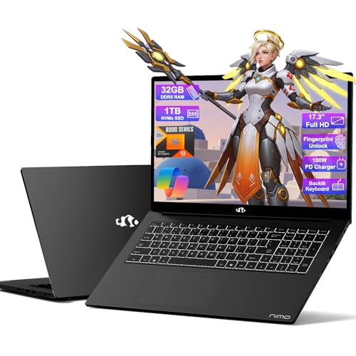 17.3" Gaming Laptop Ryzen 9 16GB RAM 1TB SSD C714331