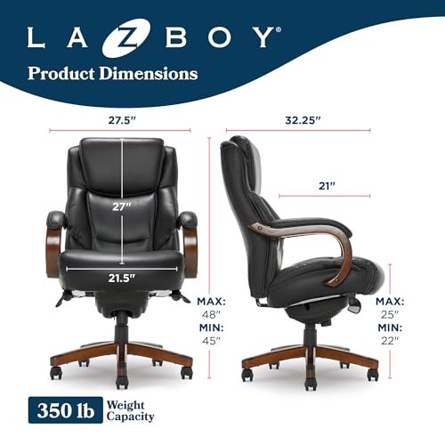 Executive Office Chair with Lumbar Support and Memory Foam Cushion T501837