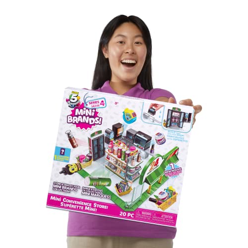 Mini Convenience Store Playset with Mystery Collectibles X30801