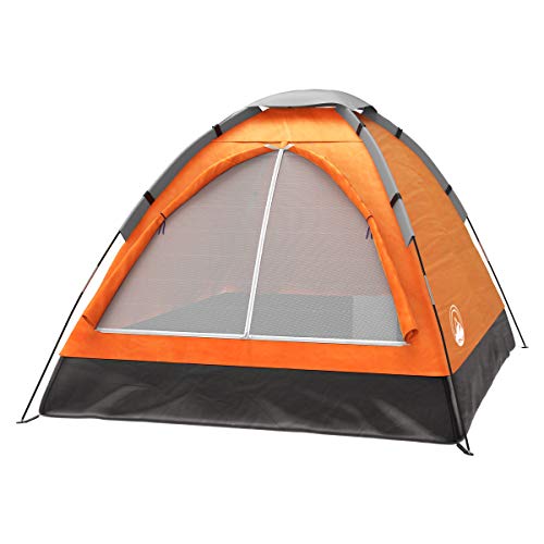 2-Person Camping Tent with Rain Fly and Carrying Bag, Lightweight for Backpacking and Hiking T539085