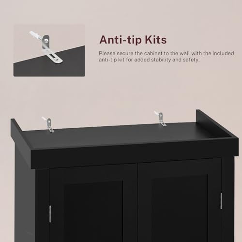 White Pantry Cabinet with 6 Doors and Drawer I8389