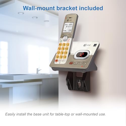 Cordless Phone with Answering System and Extra-large Backlit Keys J9708