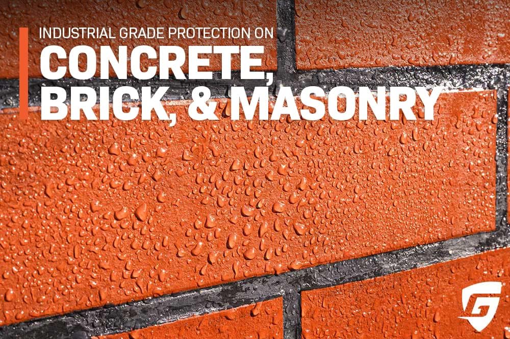 Penetrating Concrete Sealer, Water and Salt Repellent, Clear Water-Based, 1 Gallon M160