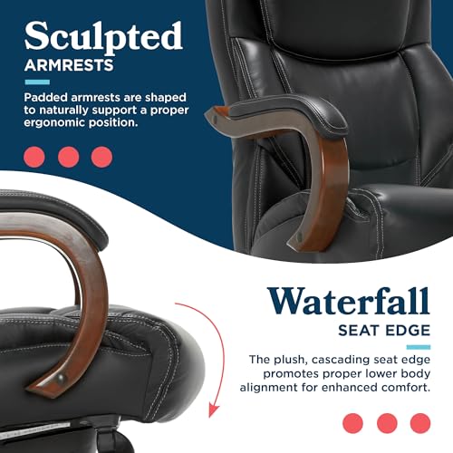Executive Office Chair with Lumbar Support and Memory Foam Cushion T501837