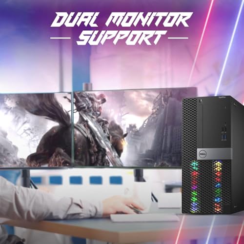 RGB Gaming Desktop PC - Intel Core i7, GTX 1050 Ti, 16GB RAM, 512GB SSD, WiFi, Windows 10 Pro A908642