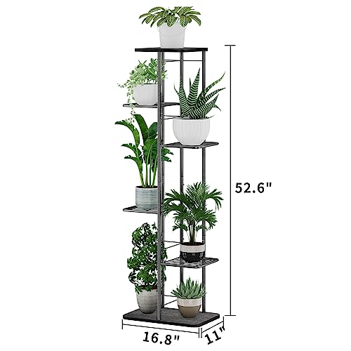 4-Tier Waterproof Metal Plant Stand for Indoor Outdoor Corner Display X792