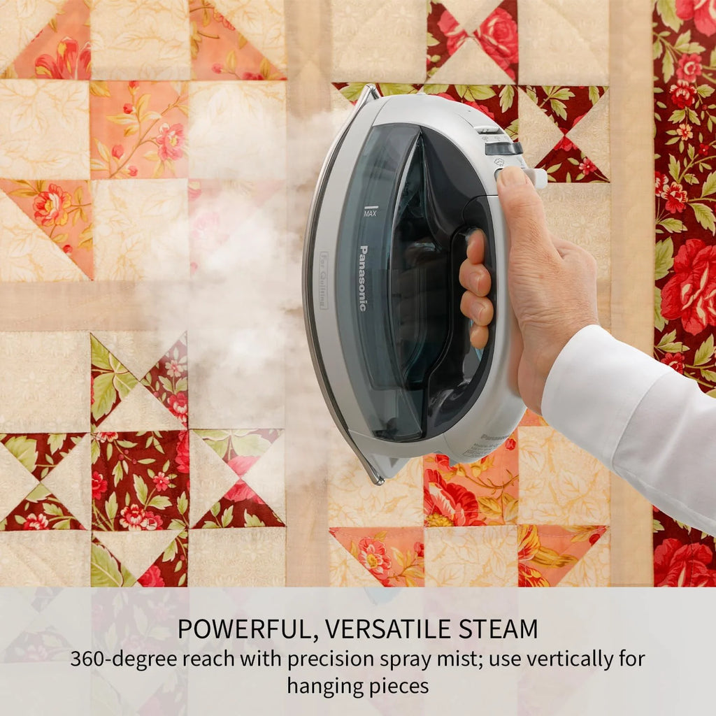 Cordless Iron, Portable 360-Degree Dry and Steam Iron with Stainless Steel Soleplate N568685