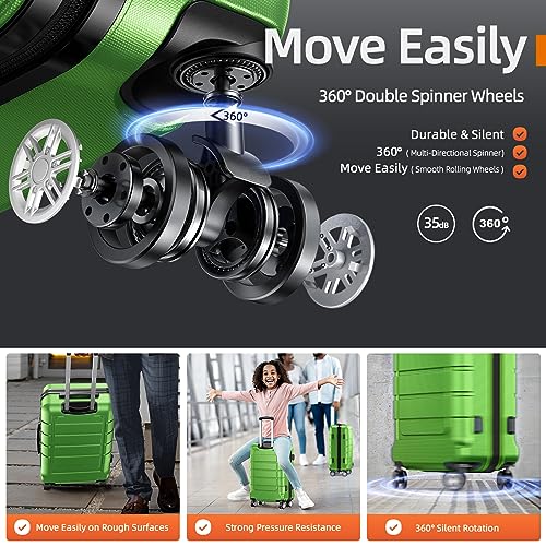 Expandable Luggage Set with TSA Lock A418040