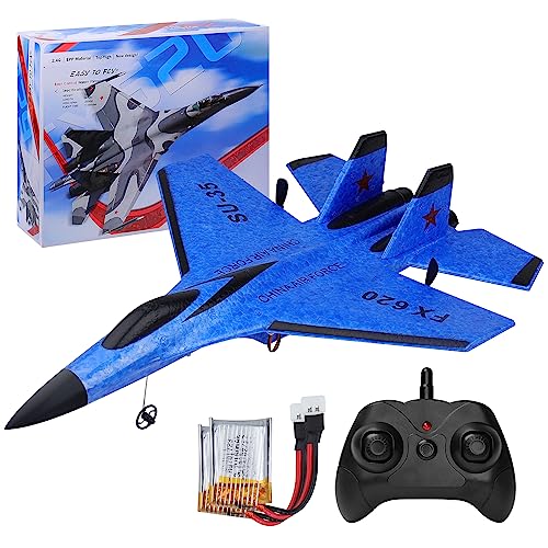 RC Airplane 2.4GHz Ready to Fly with Night Lights USB Charging R21201