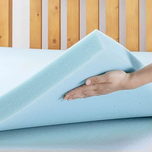 Queen Size 3 Inch Ventilated Memory Foam Mattress Topper V52104