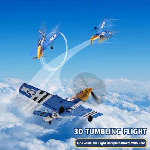 RC Plane 4 Channel Remote Control Airplane with 6-Axis Gyro M949653