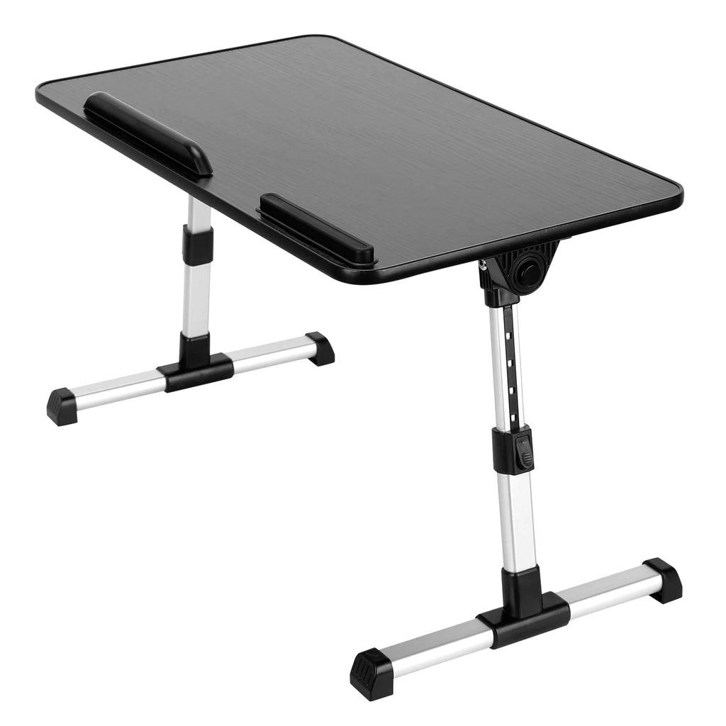 Foldable Laptop Table Stand Portable Desk Bed Tray Height Angle Adjustable T95571