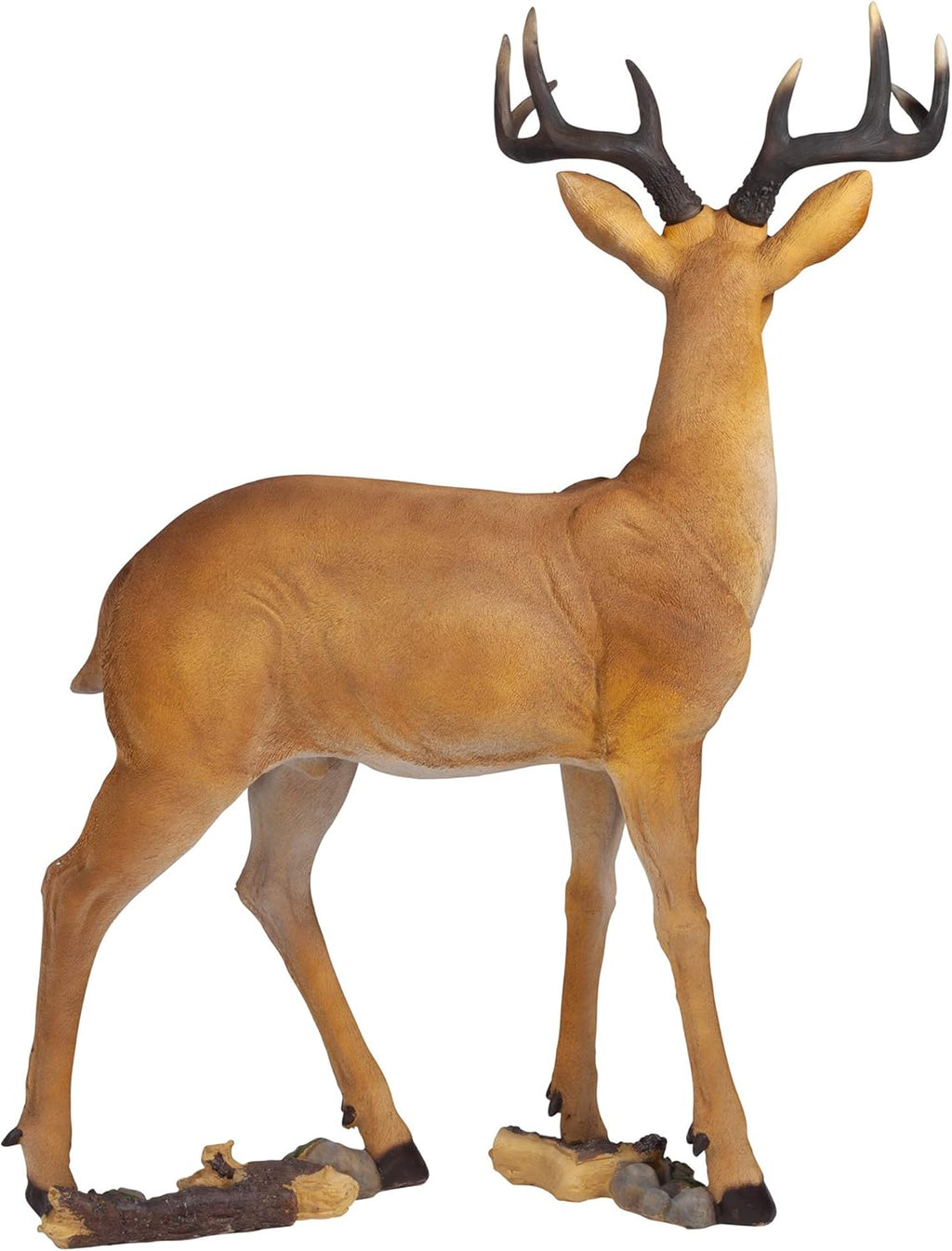 Woodland Buck Deer Garden Statue Decoy, 23 Inches Wide E662