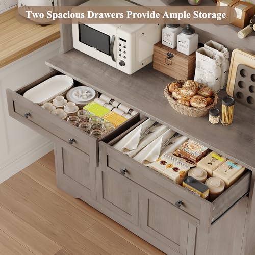 75.4" Tall Kitchen Pantry Cabinet with Charging Station, White, Glass Doors M88445