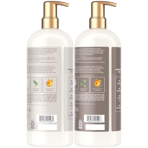 Moisturizing Shampoo & Conditioner for Wavy, Curly Hair, Frizz Control, 34 Oz M79706