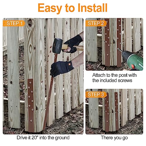 Fence Post Repair Stakes 6 Pack V429