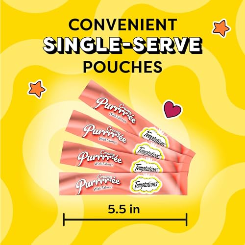 Creamy Puree Lickable Cat Treats, 0.42 oz Tubes, 48 Count Y26330