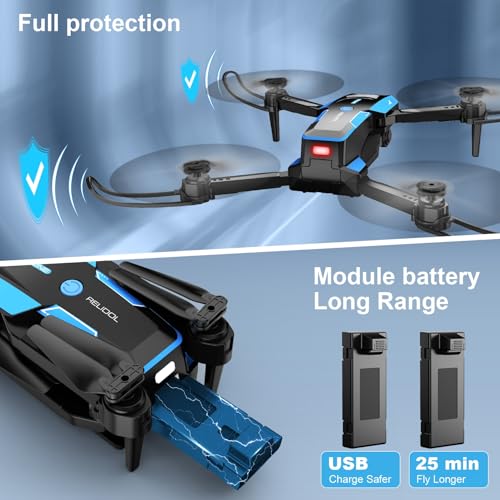 Foldable 1080P Camera Drone for Kids and Beginners T79651