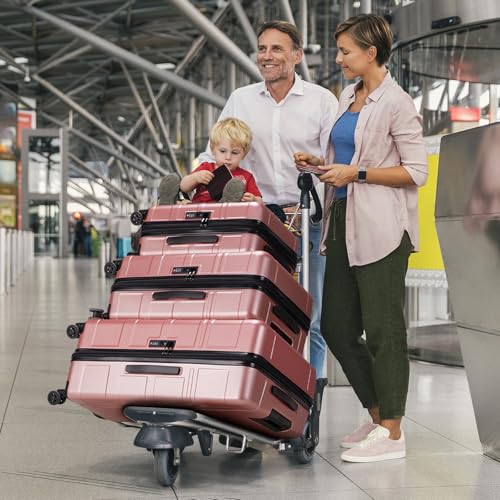 Luggage Expandable 3 Piece Set Suitcase with TSA Lock Spinner Wheels 20/24/28in S545211