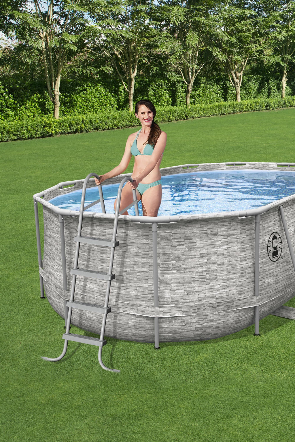 16' x 10' x 48" Oval Above Ground Pool Set M188370