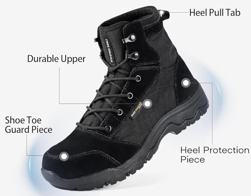 Men's Tactical Hiking Boots Lightweight Comfortable 6 Inches W3780