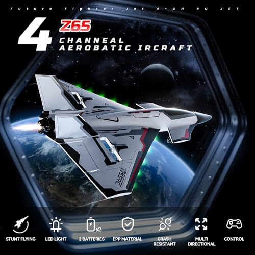 RC Plane 3 Channel Remote Control Airplane Fighter Toy with 2 Batteries Y20067