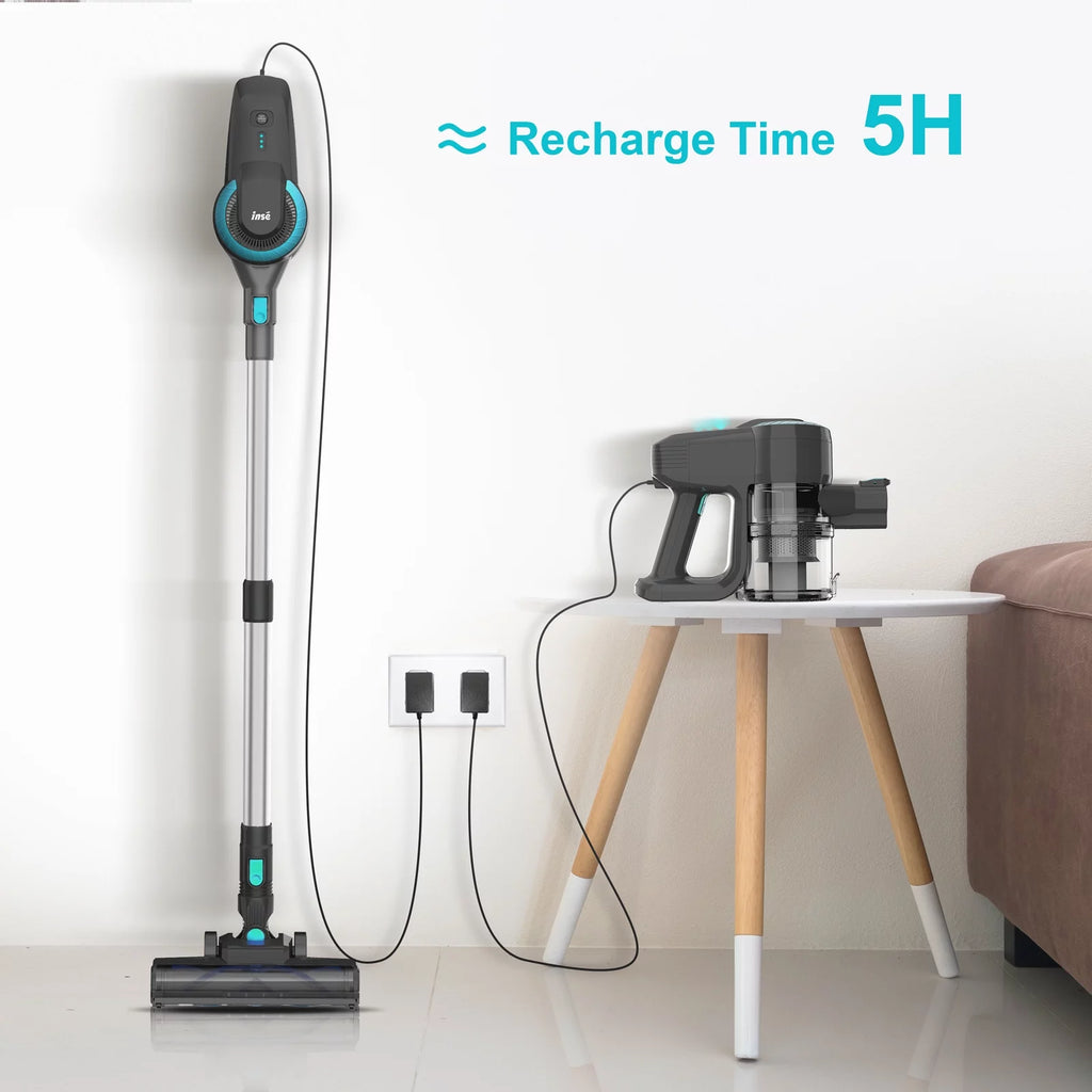 Cordless Stick Vacuum Cleaner, 20kPa Lightweight for Hard Floor Carpet Pet Hair V995084