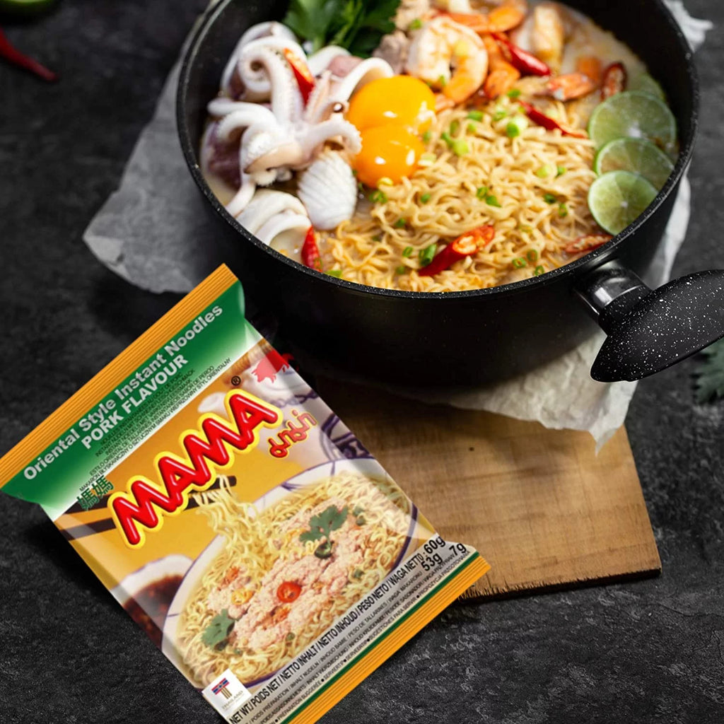 Instant Noodles Pork Flavor Hot and Spicy Thai Style 60g 30 Packs M468567