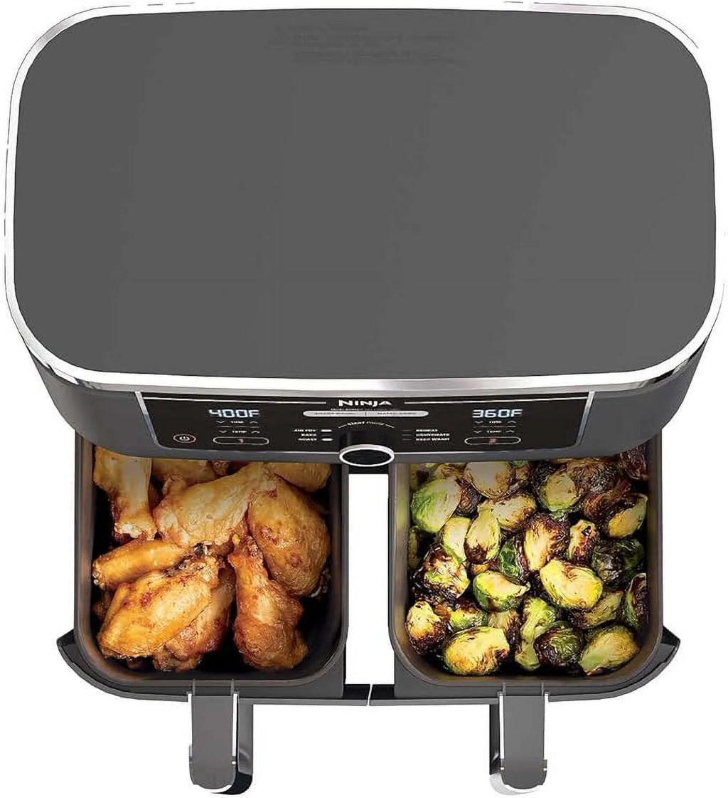 10qt XL 2-Basket Air Fryer with DualZone Technology Y9449