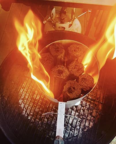 10LB Natural Grilling Charcoal Logs for BBQ and Smoker V557