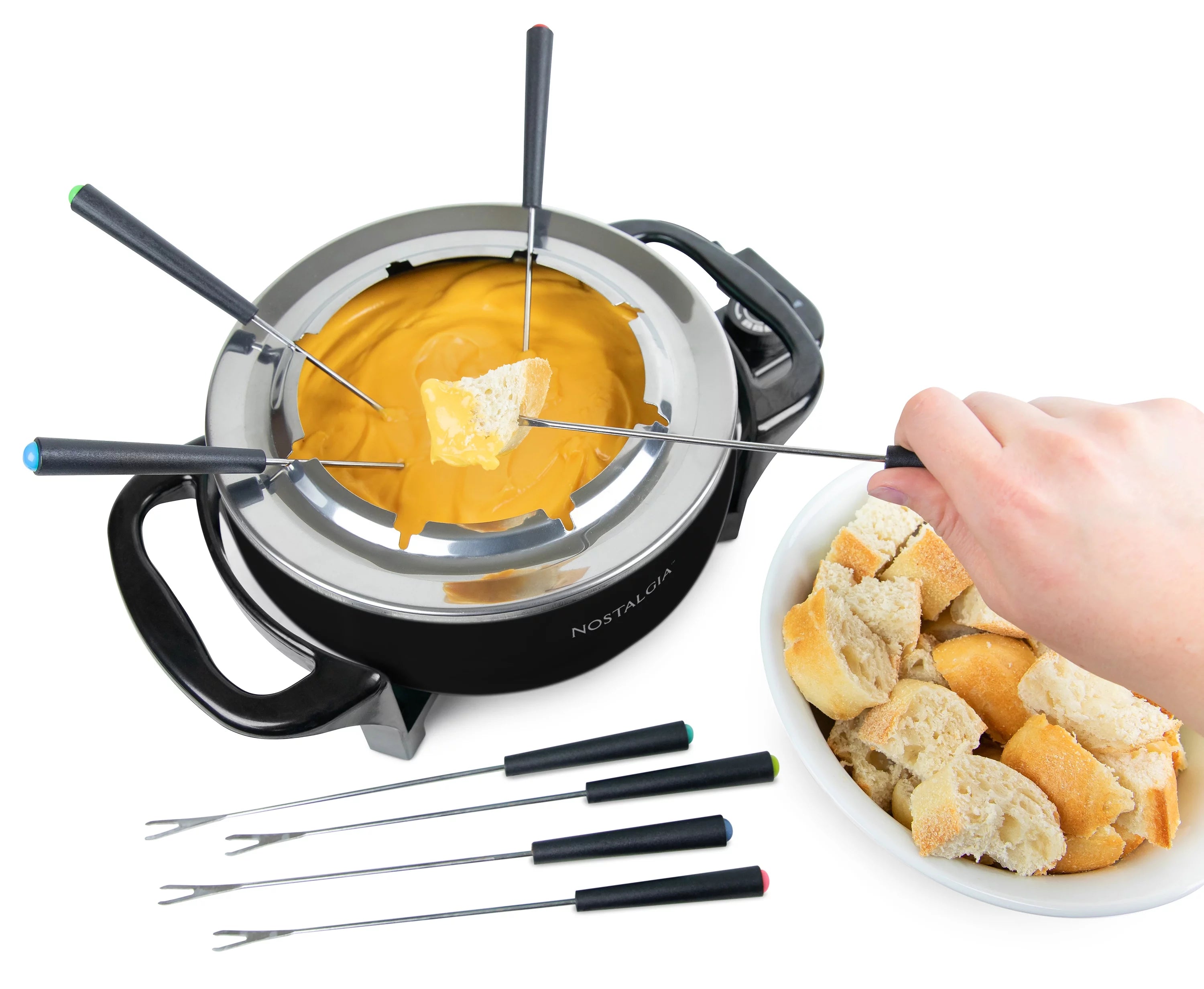 12-Cup Electric Fondue Pot, Black S249915