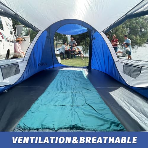 Pop-up Tent for 3 Person Camping, Portable Beach Shade with Carrying Bag P968