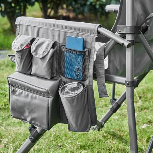 Oversized Folding Camping Chair High Back Heavy Duty for Adults with Cup Holder K6105