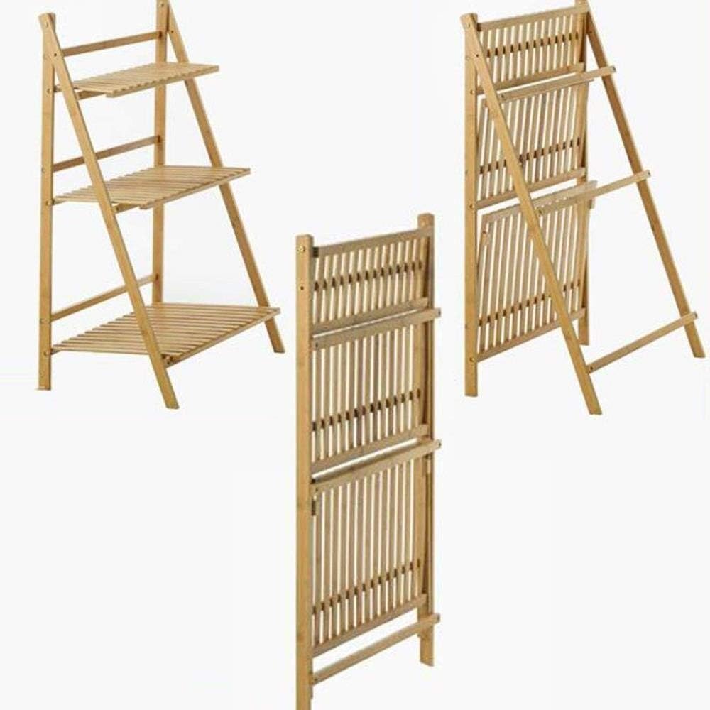 Wooden 3-Tier Folding Plant Stand, 100cm M54292