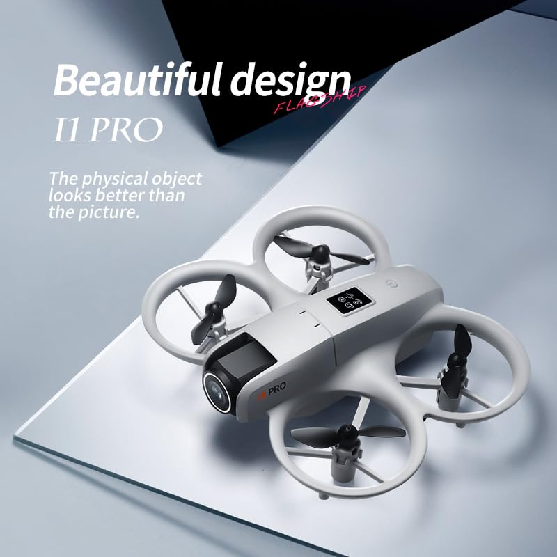 Drone with HD Camera for Adults, 360° Obstacle Avoidance, 2 Batteries D4211