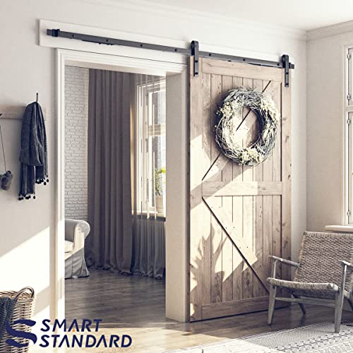 Sliding Barn Door Soft Close Hardware Kit for 36-40 Inch Door Panel Q939896