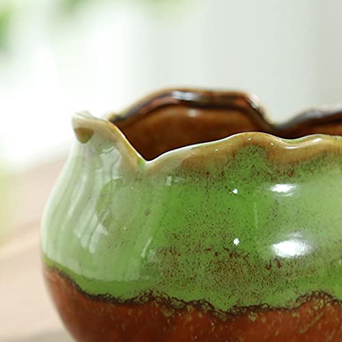 Ceramic Mini Plant Pots with Drainage for Succulents T869