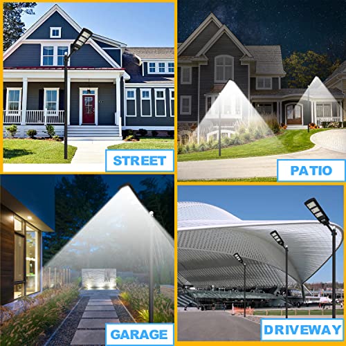 Solar Street Lights Outdoor, 180LEDs, Motion Sensor, IP65 Waterproof N160