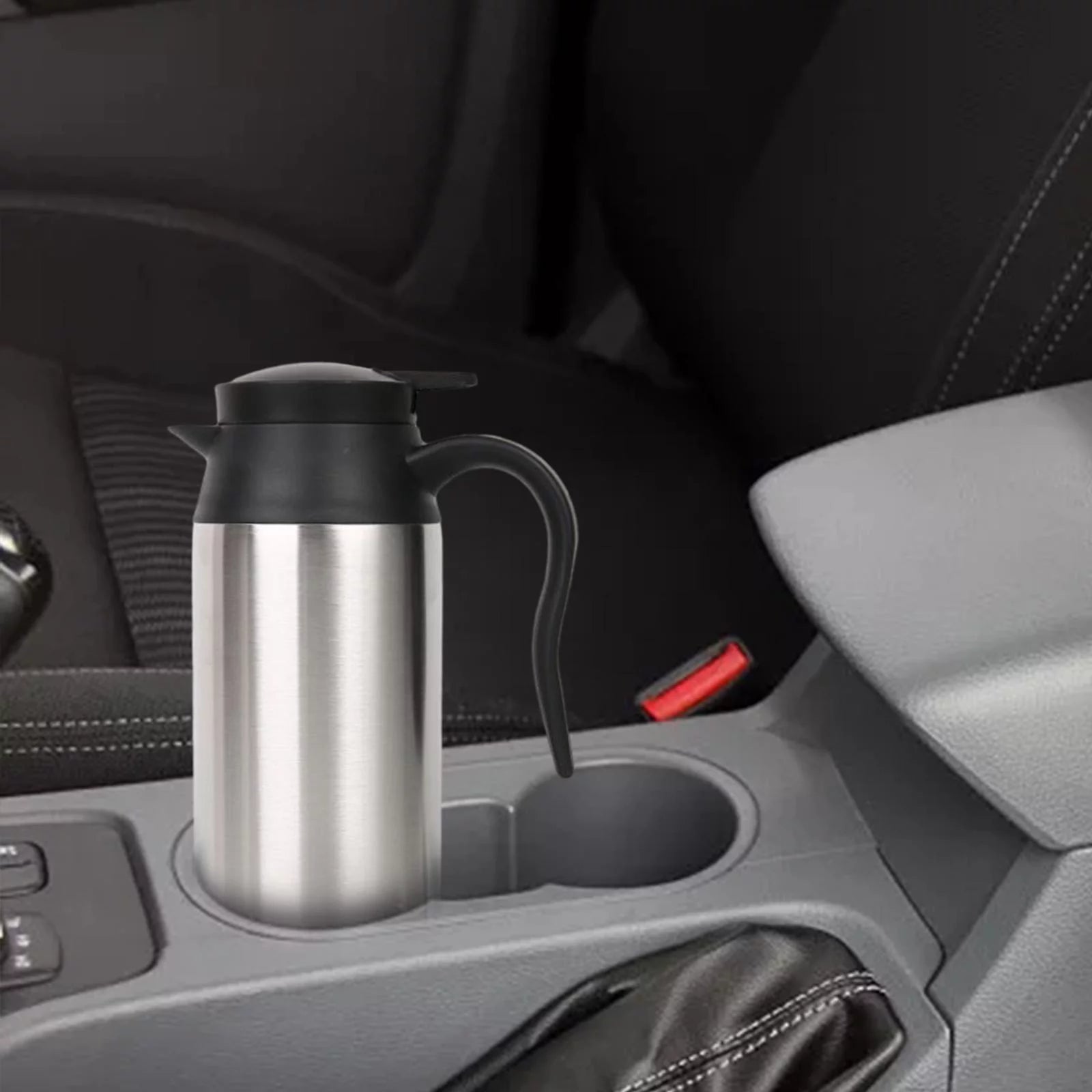 Car Kettle Stainless Steel Heated Mug for Travel Camping X3583