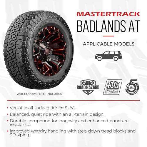 All Terrain LT285/70R17 10 Ply E 126S SUV Light Truck Tire M8364