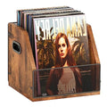 Vinyl Record Storage Box, Holds up to 60 Records V34365