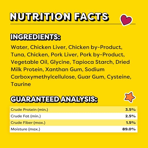Creamy Puree Lickable Cat Treats, 0.42 oz Tubes, 48 Count Y26330